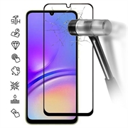 Osłona na Cały Wyświetlacz z Hartowanego Szkła Samsung Galaxy A05 - Czarna Krawędź