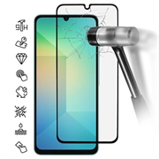 Samsung Galaxy A07 4G/A06 Pełna okładka szkło hartowane na ekran - 9H - czarna krawędź