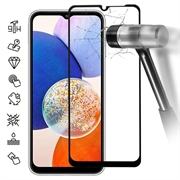 Osłona na Cały Wyświetlacz z Hartowanego Szkła Samsung Galaxy A15 - Czarna Krawędź