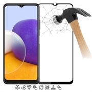 Osłona na Cały Wyświetlacz z Hartowanego Szkła Samsung Galaxy A25 - Czarna Krawędź