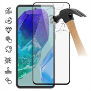 Samsung Galaxy M55 Osłona na Cały Wyświetlacz z Hartowanego Szkła - Czarna Krawędź