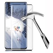 Samsung Galaxy S10 Szkło Hartowane - 9H Ochronne Full Cover na Ekran - Czarna Krawędź