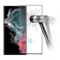 Pełne Zabezpieczenie Ekranu ze Szkła Hartowane - 9Hgo do Samsung Galaxy S23 Ultra 5G - Czarne