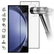 Osłona na Cały Wyświetlacz z Hartowanego Szkła Samsung Galaxy Z Fold7 - Czarna Krawędź