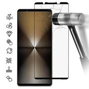 Osłona na Cały Wyświetlacz z Hartowanego Szkła Sony Xperia 1 VI - Czarna Krawędź