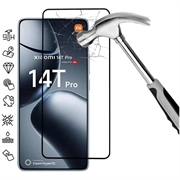 Xiaomi 14T/14T Pro Osłona na Cały Wyświetlacz z Hartowanego Szkła - Czarna Krawędź