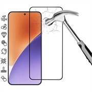 Xiaomi 15 Osłona na Cały Wyświetlacz z Hartowanego Szkła - Czarna Krawędź