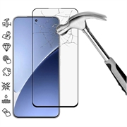 Xiaomi 15 Pro Osłona na Cały Wyświetlacz z Hartowanego Szkła - Czarna Krawędź