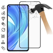 Osłona na Cały Wyświetlacz z Hartowanego Szkła Xiaomi Mi 11 Lite 5G - Czarna Krawędź