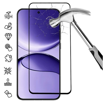 Xiaomi Redmi K80 Ultra Pełna okładka szkło hartowane na ekran - 9H - czarna krawędź