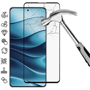 Osłona na Cały Wyświetlacz z Hartowanego Szkła Xiaomi Redmi Note 14 4G/5G - Czarna Krawędź