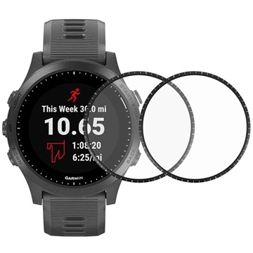 Garmin Forerunner 945 Szkło Hartowane na Ekran Full Cover - 2 Szt.