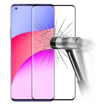 OnePlus 8 Pro Szkło Hartowane - Pełne Zabezpieczenie - Czarne