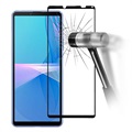 Sony Xperia 10 III, Xperia 10 III Lite Szkło Hartowane - Pełne Zabezpieczenie - Czarne