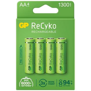 GP ReCyko 1300 Akumulatory AA 1300mAh - 4 szt.