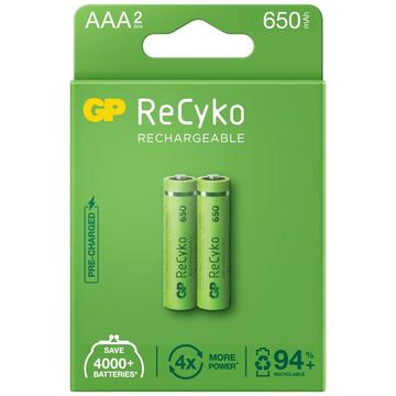 GP ReCyko 650 Akumulatory AAA 650mAh - 2 szt.