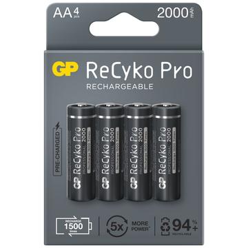 GP ReCyko Pro Akumulatory AA 2000mAh - 4 szt.