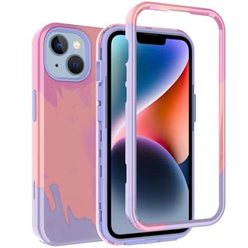 Hybrydowe Etui Stylish Gradient iPhone 14 Plus - Pomarańcz