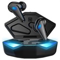 Słuchawki Gamingowe TWS z Mikrofonem K55 - Czarno-Niebieskie