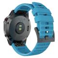 Garmin Fenix 7X/6X GPS/6X Pro Miękki Silikonowy Pasek - Błękit