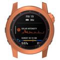 Garmin Fenix 7X/7X Solar Galwanizowane Etui z TPU - Różowe Złoto