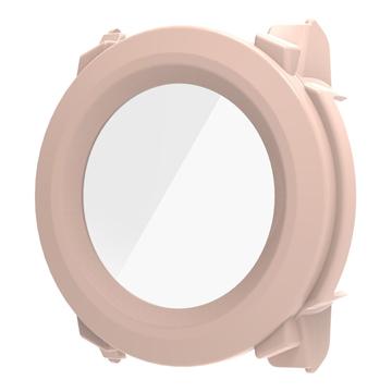 Garmin Instinct 3 Etui z Tworzywa z Hartowane Szkło Ochronne - 45mm - Róż