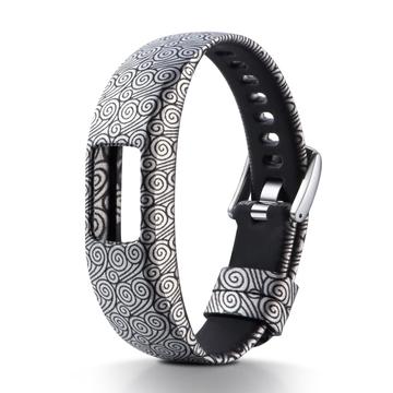 Miękki Silikonowy Pasek do Garmin VivoFit 4 - Czerń