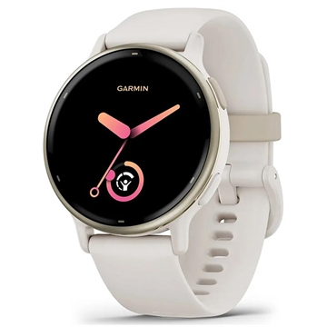 Smartwatch fitness Garmin Vivoactive 5 - kość słoniowa / kremowe złoto