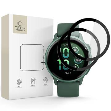 Garmin Vivoactive 6 Tech-Protect Glass Flex+ Hybrid Screen Protector - 2 szt. - Black Edge