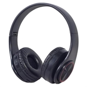 Bezprzewodowe słuchawki Gembird BHP-LED-01 z podświetleniem LED - czarne