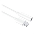 Kabel Przejściowy Huawei CM20 USB-C / 3.5mm 55030086 - Zastępcze - Biały