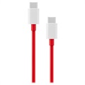 OnePlus Kabel USB Type-C Warp Charge 5481100048 - 1.5m - Czerwien / Biel
