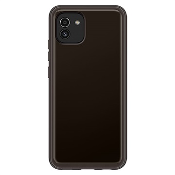 Etui Soft Clear Cover EF-QA036TBEGEU do Samsung Galaxy A03 - Czerń