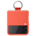 Silikonowe Etui EF-PF711TPEGWW do Samsung Galaxy Z Flip3 5G - Koralowe