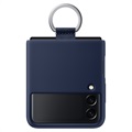 Silikonowe Etui EF-PF711TNEGWW do Samsung Galaxy Z Flip3 5G - Granatowe