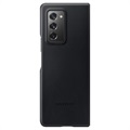 Etui Leather Cover EF-VF916LBEGEU do Samsung Galaxy Z Fold2 5G - Czarne