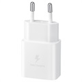 Szybka Ładowarka Podróżna i Kabel USB-C Samsung EP-T1510XWEGEU - 15W - Białe