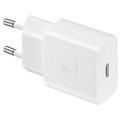Szybka Ładowarka Podróżna i Kabel USB-C Samsung EP-T1510XWEGEU - 15W - Białe