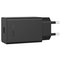 Szybka Ładowarka Podróżna Sony USB-C XQZ-UC1 - 30W - Zastępcze - Czarna