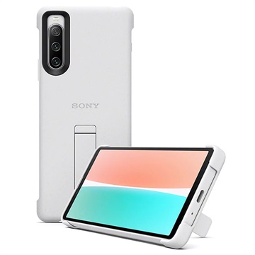 Sony Xperia 10 IV Etui Style z Podstawką XQZ-CBCCH - Szare