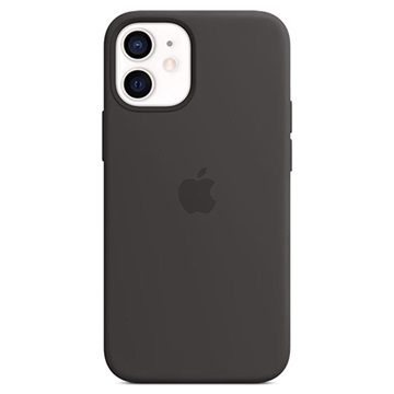 iPhone 12 Mini Apple Silikonowe Etui z MagSafe MHKX3ZM/A - Czerń