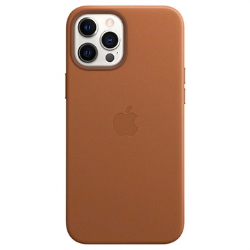 iPhone 12 Pro Max Skórzane Etui z MagSafe Apple MHKL3ZM/A - Naturalny Brąz