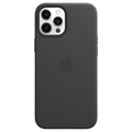 iPhone 12 Pro Max Skórzane Etui z MagSafe Apple MHKM3ZM/A - Czerń