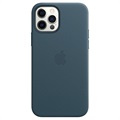 iPhone 12/12 Pro Skórzane Etui z MagSafe Apple MHKE3ZM/A - Bałtycki Błękit