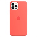 iPhone 12/12 Pro Apple Silikonowe Etui z MagSafe MHL03ZM/A - Różowy Cytrus