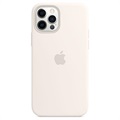 iPhone 12/12 Pro Apple Silikonowe Etui z MagSafe MHL53ZM/A - Biel