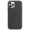 iPhone 12/12 Pro Apple Silikonowe Etui z MagSafe MHL73ZM/A - Czerń