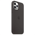 iPhone 12/12 Pro Apple Silikonowe Etui z MagSafe MHL73ZM/A - Czerń