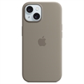 iPhone 15 Plus Apple Silikonowe Etui z MagSafe MT133ZM/A - Glina