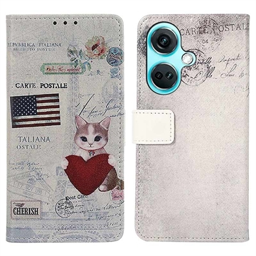 OnePlus Nord CE3 Glam Series Etui-Portfel - Kot